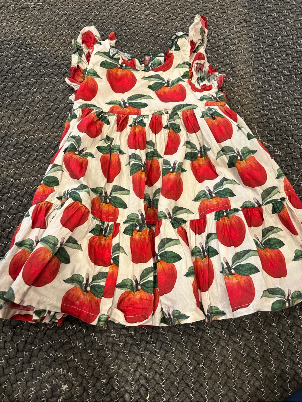 Pink chicken apple dress